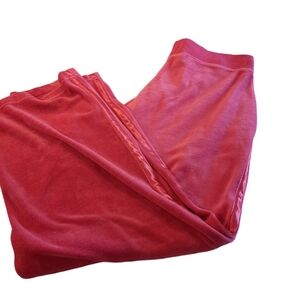 SJB Active Wear Velour Pants Size Large Petite